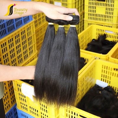 Raw virgin wholesale unprocessed cuticle aligned human brazilian hair straight