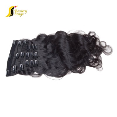 new products 2018 remy human human hair clip on