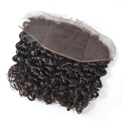 wholesale raw virgin cuticle aligned deep wave bundles with lace frontal