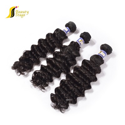 Wholesale factory price brazilian beijing hair,unprocessed deep wave human hair,braid in weave braid in human hair bundles