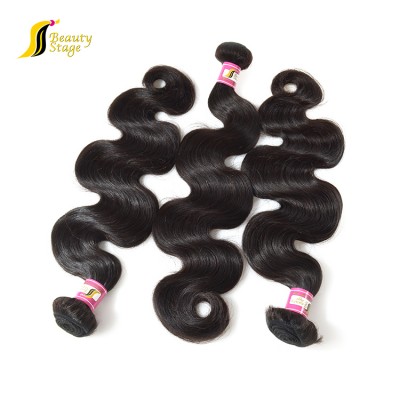 Unprocessed 100% 5a grade wholesale human hair extension vendors,virgin brazilian body wave hair bundle